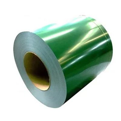 Πράσινη σπείρα 600mm1250mm πλάτος PPGI χάλυβα 0.5mm AZ30 ντυμένη χρώμα