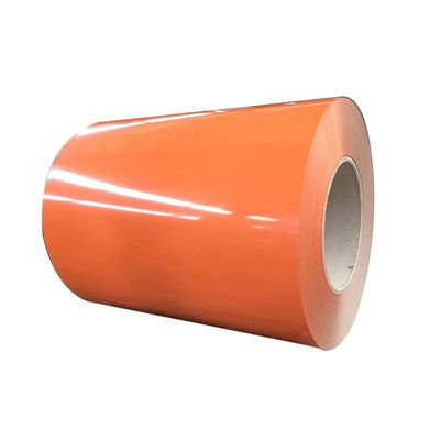 Πορτοκαλιά σπείρα ASTM Ral3005 6005 3013 9016 5015 χάλυβα Dx51d ντυμένη χρώμα